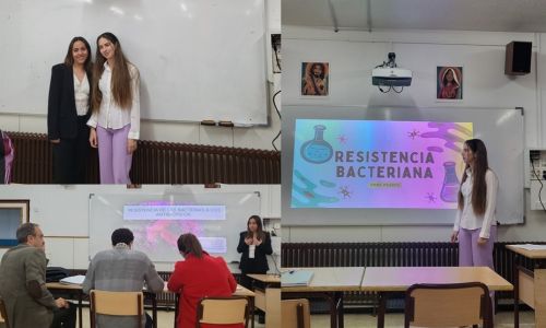 Emma Prades and Laura Fernández Astillero presented excellent grades