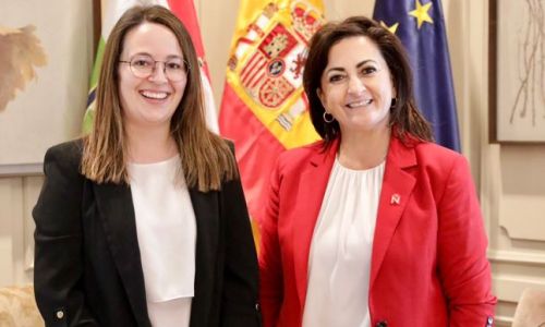 Amanda Muñoz-Juan visited Concha Andreu, President of La Rioja, at Palacete del Gobierno de La Rioja